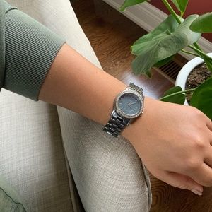 DKNY Watch Grey Rhinestone. No Box.
